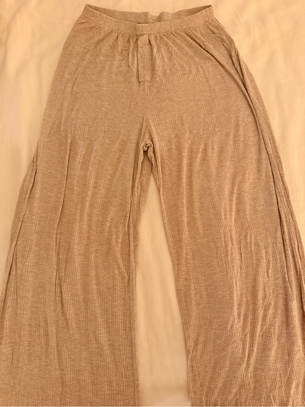 Negative Underwear Whipped Wide Leg Pants Sand